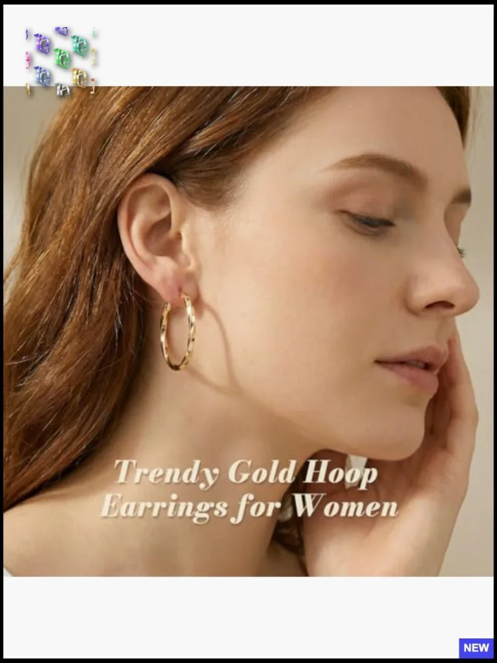 54 Pairs Gold Hoop Earrings Set Multipack Boho Stud Hoop Earring Pack Assorted